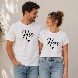 Couple Matching T-Shirts – His & Hers (Close Look)”