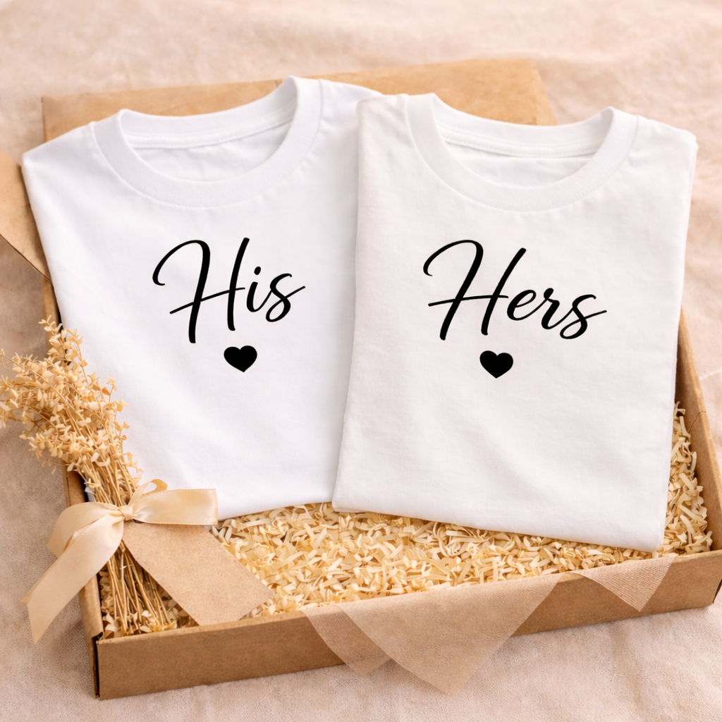 His & Her Matching T-Shirts ❤️Couple Outfit Set — изображение 2