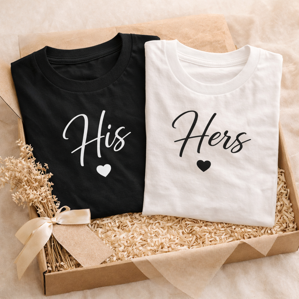 His & Her Matching T-Shirts ❤️Couple Outfit Set — изображение 3