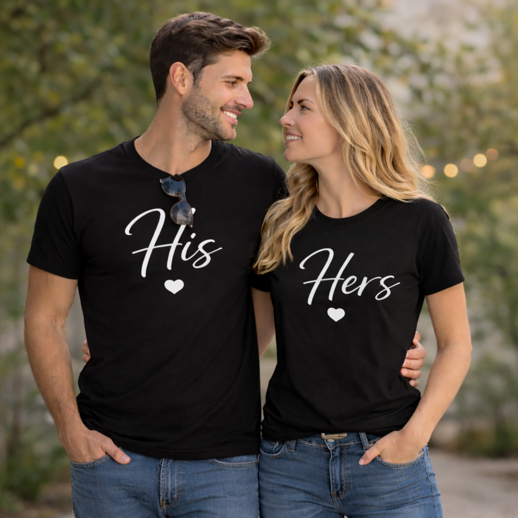 His & Her Matching T-Shirts ❤️Couple Outfit Set — изображение 7
